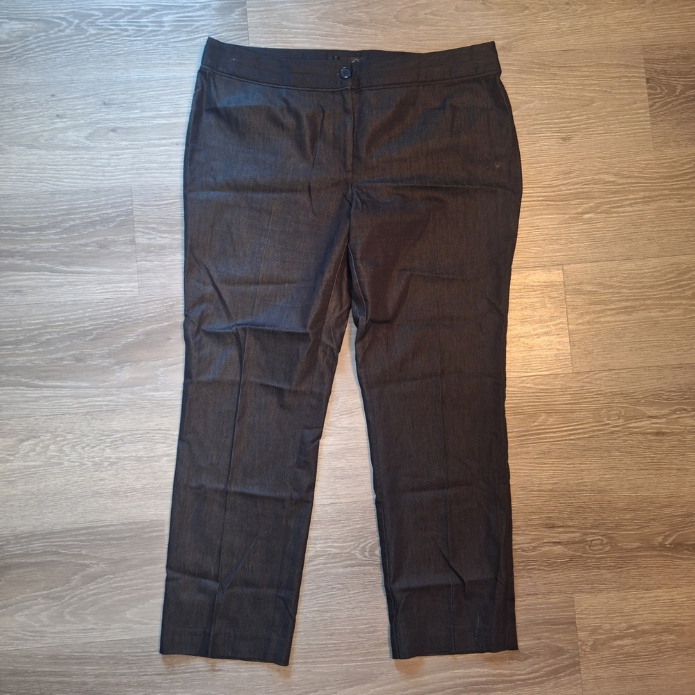 Brandon Thomas Dark Wash Dress Pants Trousers Size 14